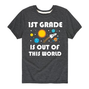 Boys' - Instant Message - Out Of This World 1st Grade Short Sleeve Graphic T-Shirt - 1 of 4