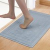 REGALWOVEN Absorbent Foldable Washable Cotton Quick Dry Floor Carpet Shower Bath Rugs 18" x 30" - 2 of 4