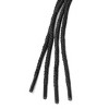 Allegra K Women's Round Rope Waterproof Braided Waxed Shoelaces 2 Pairs - 3 of 4