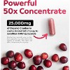 Pure Co Organic Cranberry Concentrate Capsules, Urinary Tract Support and Kidney Cleanse, 120ct - 4 of 4