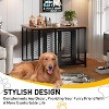 Nasitip 48''Large Dog Crate Furniture with Top Access Door, Heavy Duty Dog Crate, Indestructible Pet Dog Cage for Medium - 3 of 4