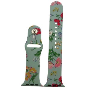 Olivia Pratt Fun Colorful Prints Silicone Apple Watch Bands - 1 of 4
