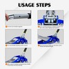 Floor Jack, 3 Ton Capacity Lift Service Jack, Horizontal Quick Lift Pump Steel Jack, Heavy Duty Hydraulic Steel Service Jack for Car Trucks SUV Repair - 3 of 4