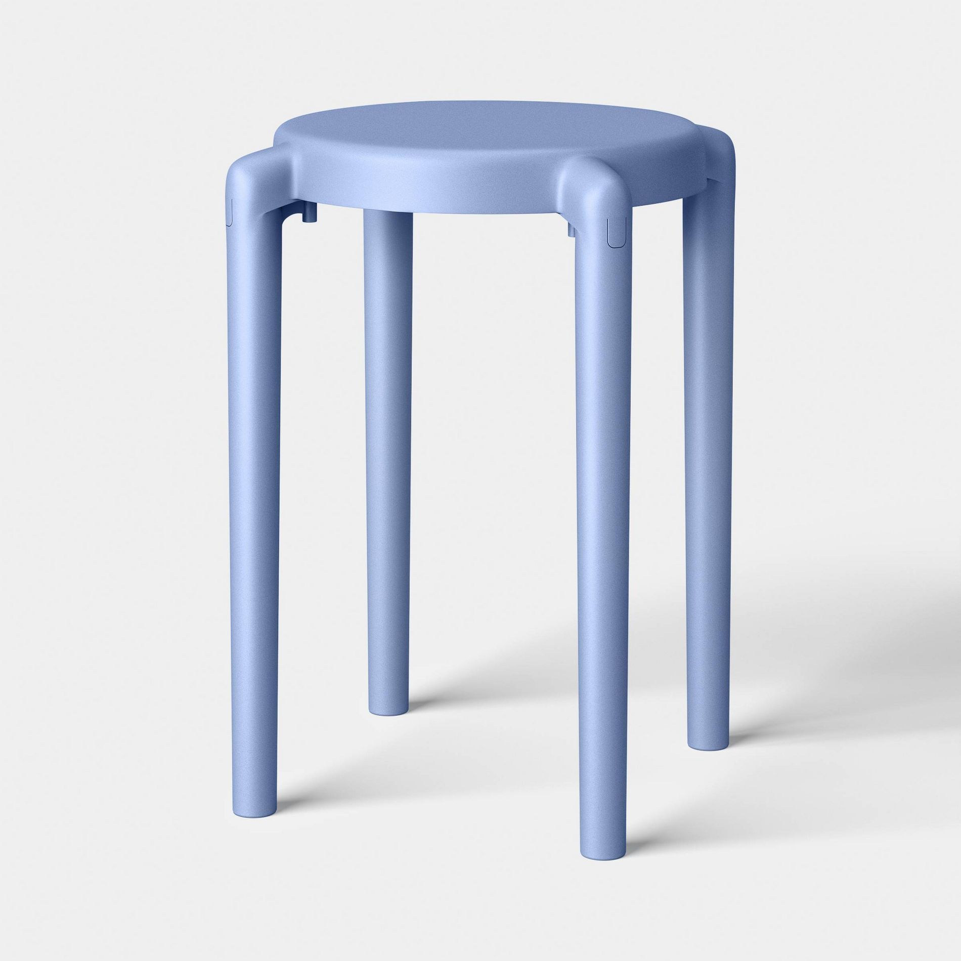 Round Accent Patio End Table Blue - Room Essentials™