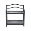 Household Essentials 2 Tier Metal Wall Mount Bathroom Storage Rack Gray - image 3 of 4