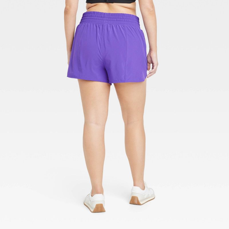 Women's Flex Woven High-Rise Shorts 3" - All In Motion™, 5 of 13