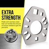 Mission Automotive Stainless Steel Pinion Yoke Wrench Tool Extra Strength Puller for Loosening Pinion Flange & Nuts Extra 1/2" Hole - 2 of 4