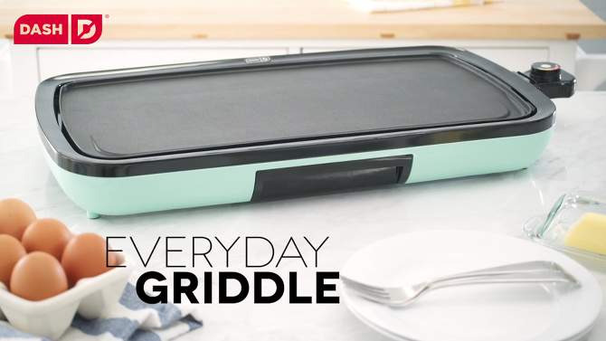 Dash Everyday Electric Griddle - Aqua, 2 of 7, play video