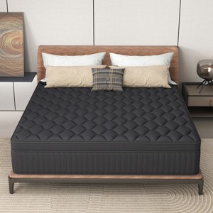 CHEVNI 12-14 Inch Mattress in a box Hybrid Spring Memory Foam Medium Firm Black - 1 of 4