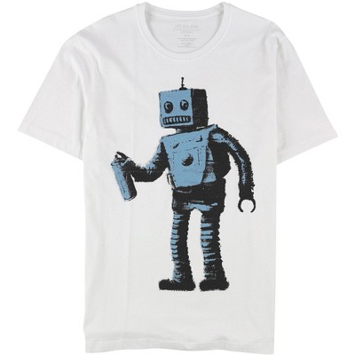 Elevenparis Mens Robot Graphic T-Shirt
