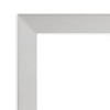 39" x 27" Non-Beveled Low Luster Wood Bathroom Wall Mirror Silver - Amanti Art: Modern Rectangle, Wall Mount, Includes Hardware - image 3 of 4