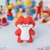 Zuru Fuggler 2.5 Inch Vinyl Figure | Sketchy Squirrel Red - 3 of 4
