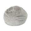 Sapphtopaz Round Bean Bag Chair with Foam Filling,Soft Bean Bag for Adults & Kids,Cozy Beanbag Chair for Living Room - 2 of 4