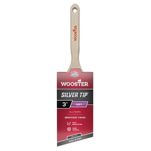 Wooster Silver Tip 3 in. Soft Semi-Oval Angle Paint Brush - image 1 of 1