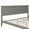 Gulches Modern Gray Solid Wood King Platform Bed - 2 of 4