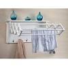 36" x 18" Wall Shelf with Collapsible Drying Rack and Hooks - Danya B. - image 2 of 4