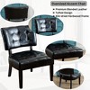 Roundhill Furniture Tufted Accent Chair with Oversized Seating - 3 of 4