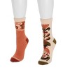 Muk Luks Women's 2 Pack Cozy Compression Socks with Gripper - 2 of 3