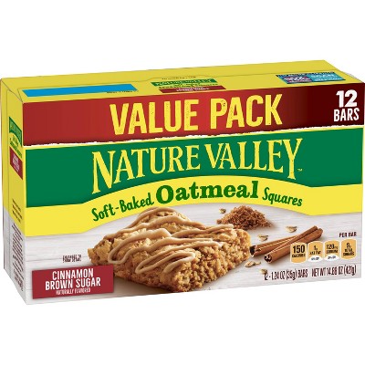 Nature Valley Soft Baked Oatmeal Cereal Bars - 12ct/14.88oz