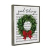 Stupell Industries Good Tidings Holiday Wreath, 17'' x 21'' - 3 of 4