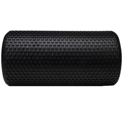 Mind Reader 12 inch Black High-Density Round Foam Roller