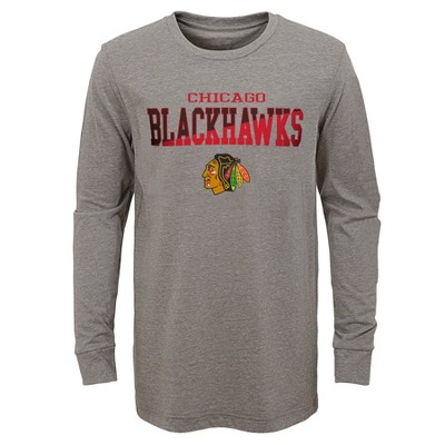 Chicago Blackhawks Toddler Double Crossed Long Sleeve T-Shirt 3T