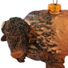 Northlight Glittered Buffalo Christmas Glass Ornament - 4.25" - Copper-Finish - 3 of 4