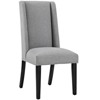 Modway Baron Dining Chair Fabric Set of 2 Light Gray - 3 of 4