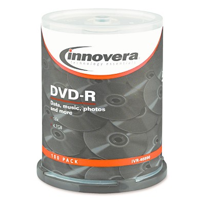 Innovera DVD-R Discs 4.7GB 16x Spindle 100pk - Silver (IVR46890)