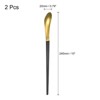 Unique Bargains Stainless Steel Reusable Long Handle Cocktail Coffee Stirring Spoon 2 Pcs - 2 of 3