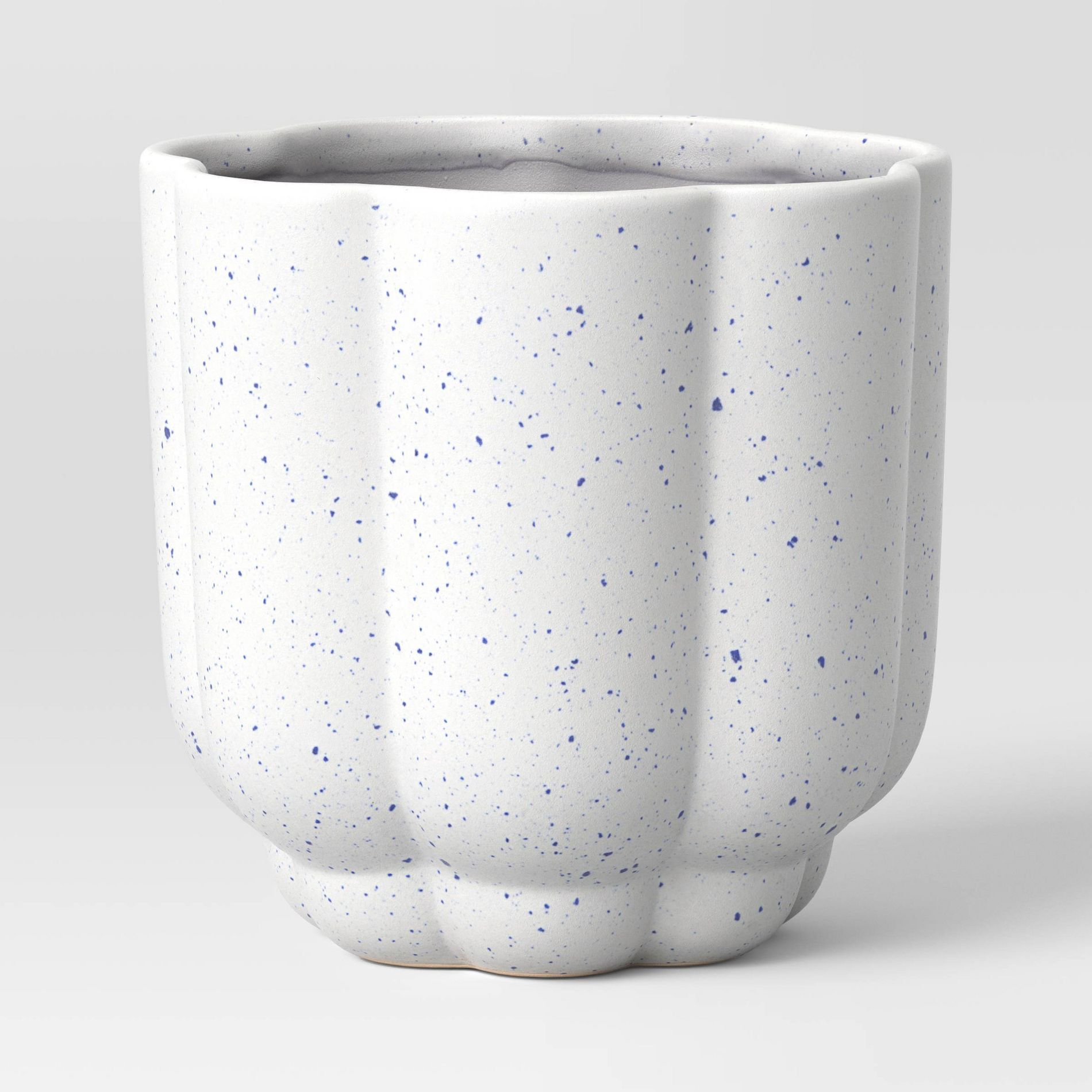 Scallop Planter Blue Speckled - Room Essentials™