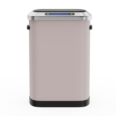 Dolonm 50L Smart Sensor Trash Can - Automatic Motion-Activated Lid, Stainless Steel, Hands-Free, Silent Closing