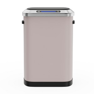 Dolonm 50L Smart Sensor Trash Can - Automatic Motion-Activated Lid, Stainless Steel, Hands-Free, Silent Closing - 1 of 4