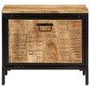 vidaXL Shoe Cabinet 23.6"x13.8"x20.9" Solid Rough Wood Mango - 3 of 4