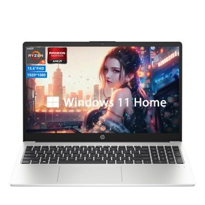 HP Essential 255 G10 Laptop, 15.6" FHD, Ryzen 5 7530U, Radeon Graphics, 32GB RAM, 2TB SSD, Wi-Fi 6, Windows 11 Pro, Silver - 1 of 4