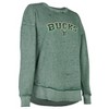 NBA Milwaukee Bucks Women's Ombre Arch Print Burnout Crew Neck Fleece Sweatshirt - 3 of 4