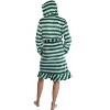 Harry Potter Juniors' Striped Hooded Plush Fleece Robe Pajama - 3 of 4