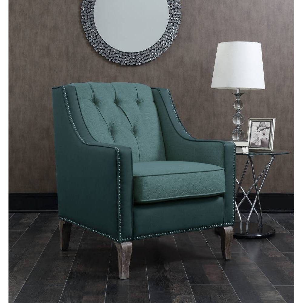 Kris Accent Chair Blue - Chic Home Design was $639.99 now $383.99 (40.0% off)
