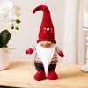 Northlight Plush Standing Nordic Christmas Gnome - 11" - 2 of 4