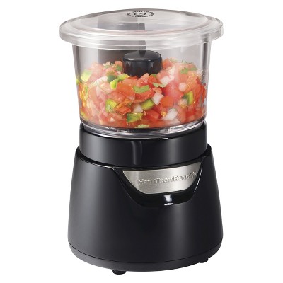 Hamilton Beach Stack and Press Food Chopper - Black 3 Cup- 72860