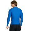 Sporti Sporti Men's L/S UPF 50+ Sport Fit Rash Guard Aqua Blue/Grey Large - 4 of 4