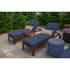 Casual Cushion Solid Sunbrella Fabric 1-Piece Indoor/Outdoor Lumbar Pillow, 22"W x 9"L - 2 of 4