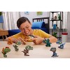 Jurassic World Mighty Little Biters Triceratops Dinosaur Toy with Bite Action, Eye Change, Collectible Figure - 2 of 4
