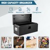 Heavy Duty Aluminum Truck Bed Tool Box, Diamond Plate Tool Box with Side Handle and Lock Keys, Storage Chest Box Organizer for Pickup, Truck Bed - 4 of 4