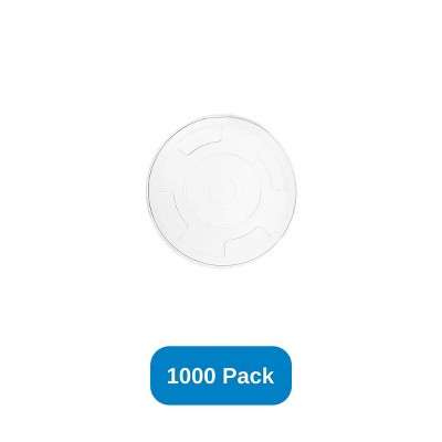 Vegware Lid for 16-22 oz Paper Cups by Vegware Straw Slot Compostable - Case of 1000