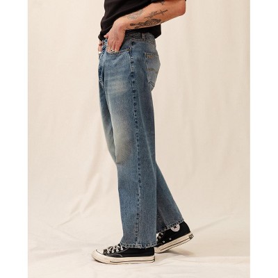 Lomsoe denim jeans washed indigo