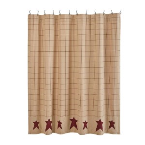 Primitive Stars Shower Curtain 72x72 VHC Brands - 1 of 4