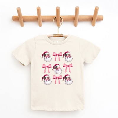 The Juniper Shop Coquette Santa Chart Toddler Short Sleeve Tee
