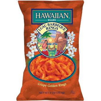 Hawaiian Snacks Luau Barbeque Rings - 4oz