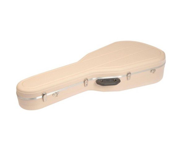 Hiscox Cases Classical Guitar Case/Large Ivory Shell/Silver Int-Pro II
